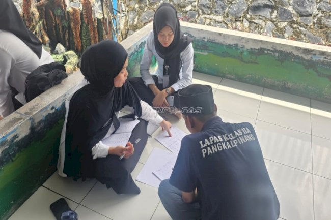 Lapas Pangkalpinang Berantas Buta Aksara Warga Binaan lewat Pembinaan Literasi