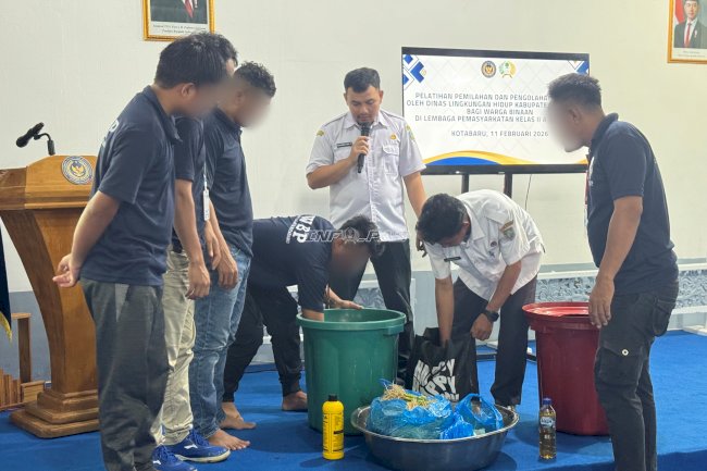 Dorong Pengelolaan Sampah Terpadu, Lapas Kotabaru Gelar Pelatihan Berbasis Waste to Value