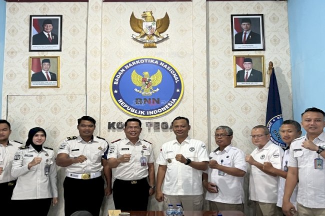 Lapas Brebes bersama BNNK Tegal Tegaskan Komitmen P4GN dan Lapas Bersinar 