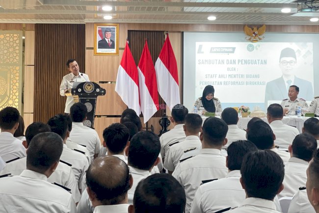 Perkuat Fondasi WBK 2026, Lapas Cipinang Dapat Penguatan ZI oleh Staf Ahli Reformasi Birokrasi 