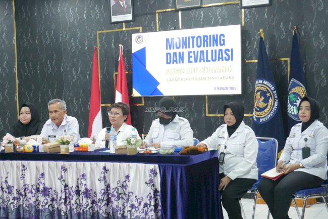 Perkuat Stabilitas, Lapas Perempuan Martapura Monev Regu Pengamanan