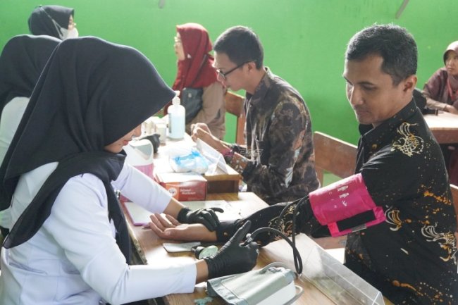 Peduli Kesehatan Masyarakat, Rutan Magetan Hadirkan Pemeriksaan Kesehatan Gratis di SDN Magetan 1