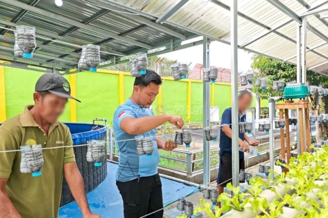Botol Bekas Disulap Jadi Media Tanam, Warga Binaan Lapas Banjarmasin Optimalkan SAE 2