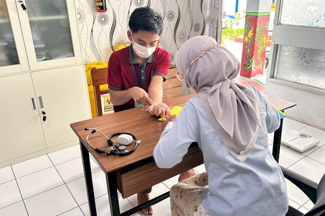 Rutan Rantau Penuhi Hak Warga Binaan lewat Layanan Kesehatan Gratis