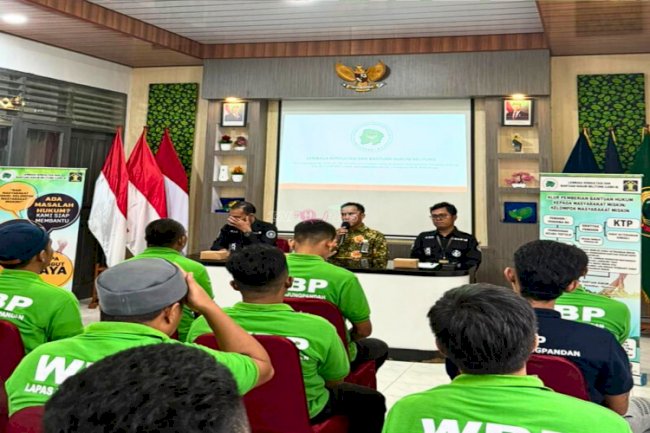 Perkuat Pemahaman Hak Hukum, Lapas Tanjungpandan dan LKBH Belitung Sosialisasikan Bantuan Hukum Gratis