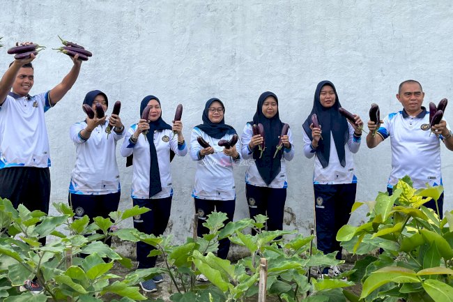 Hasilkan Panen Terong Berkualitas, Rutan Barabai Tegaskan Komitmen Pembinaan Kemandirian