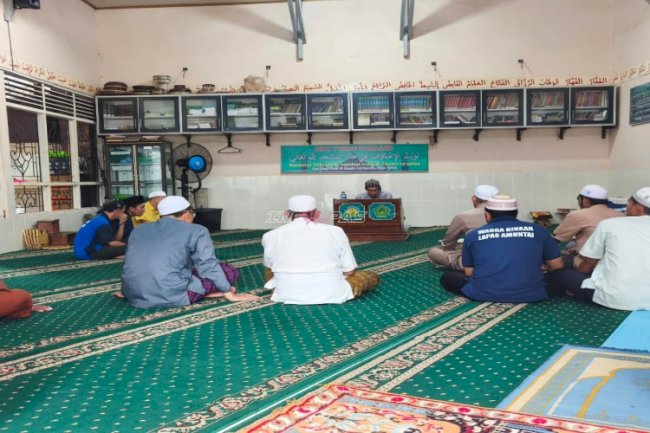 Pengajian Ponpes At-Taubah Lapas Amuntai Bahas Persiapan Jelang Ramadan