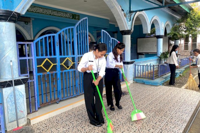 Sambut Ramadan 1447 H, Lapas Atambua Gelar Aksi Bersih Rumah Ibadah