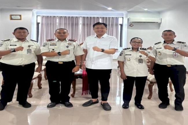 Pererat Koordinasi, Kalapas Saumlaki Audiensi dengan Bupati Kepulauan Tanimbar