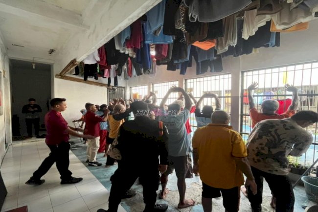 Lapas Piru Laksanakan Penggeledahan Awal Ramadan, Deteksi Dini Gangguan Kamtib