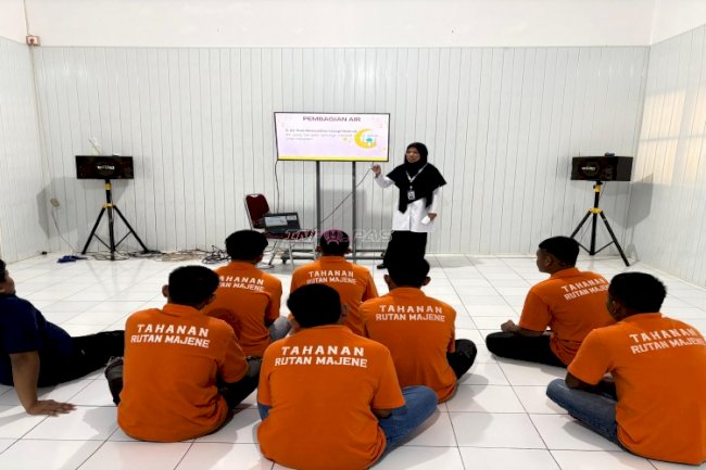 Tingkatkan Kualitas Ramadan, Rutan Majene Bekali Warga Binaan Pemahaman Taharah dan Praktik Wudu
