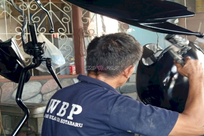 Dari Balik Jeruji Lapas Kotabaru, Kreativitas Deco Motor Tumbuhkan Harapan Baru