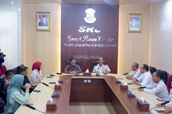 Perkuat Ketahanan Pangan dan UMKM Warga Binaan, Kanwil Ditjenpas Babel Audiensi dengan Pemkot Pangkalpinang