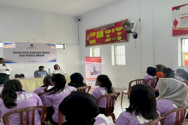 Lapas Perempuan Ambon Gandeng HUMAMUM Gelar Sosialisasi UU Bantuan Hukum