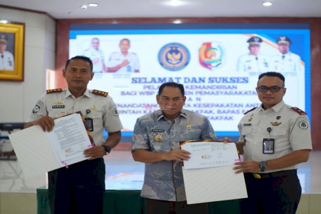 Bapas Fakfak Buka Pelatihan bagi Klien serta Sepakati Kerja Sama dengan Pemkab Fakfak dan Pokmas Lipas 