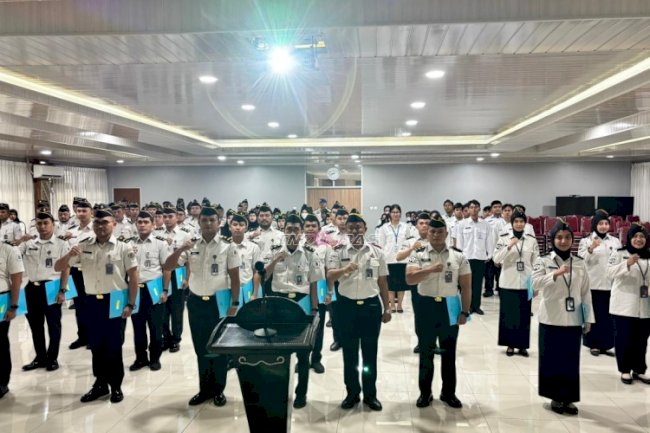 Berbasis Merit dan Integritas, Puluhan Petugas Lapas Kelas I Cipinang Terima Kenaikan Pangkat