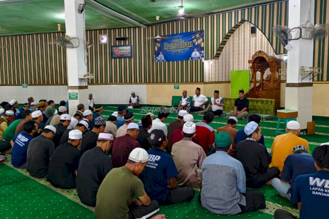 Lapas Banjarmasin Gelar Pesantren Ramadan, 120 Warga Binaan Ikuti Pembinaan Spiritual