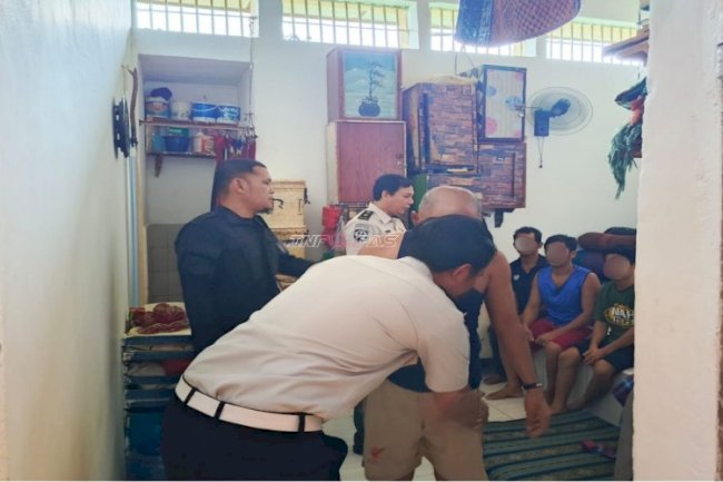  Perangi Gangguan Kamtib, Lapas Pangkalpinang Intensifkan Razia Ramadan