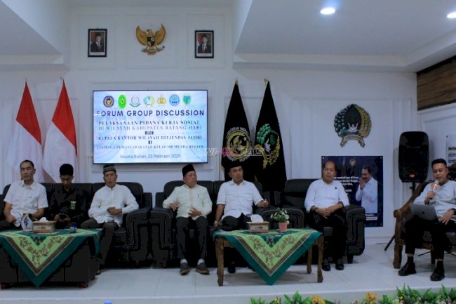 Kanwil Ditjenpas Jambi dan APH Dukung Penerapan Pidana Kerja Sosial sebagai Alternatif Pemidanaan Konstruktif