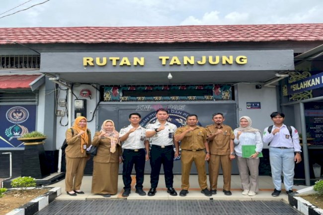 Perkuat Pembinaan Kemandirian, Rutan Tanjung dan Disnaker Kab. Tabalong Bahas Pelatihan Warga Binaan