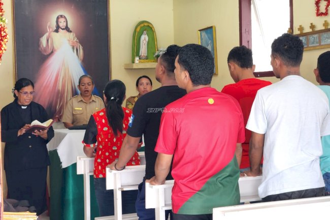 Perkuat Spiritualitas Warga Binaan, Lapas Tual Gandeng Kemenag dan GPM Jemaat Anugrah