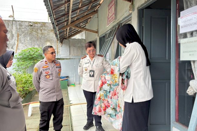 Perkuat Sinergi Keamanan, Lapas Perempuan Martapura Terima Kunjungan Kapolsek Martapura