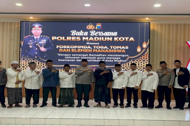 Lapas Pemuda Madiun Perkuat Ukhuwah Islamiyah dan Sinergi Forkopimda lewat Buka Bersama di Polres Madiun Kota 