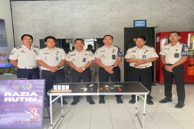 Lapas Tanjung Gencarkan Razia, Wujudkan Hunian Bersih dan Aman