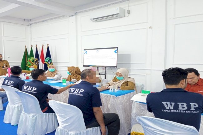 Sinergi Layanan Kesehatan, Lapas Kotabaru dan Puskesmas Dirgahayu Gelar Skrining TB, HIV, dan Hepatitis