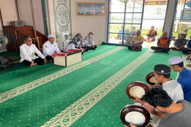 Selawat dan Tausiah di Masjid Al Mujahiddin, Rutan Marabahan Perkuat Pembinaan Keagamaan