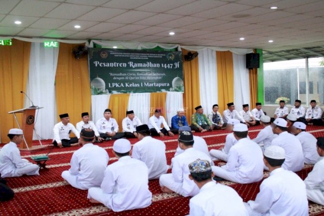 Gandeng Kemenag Kab. Banjar, Pesantren Ramadan LPKA Martapura Resmi Dimulai