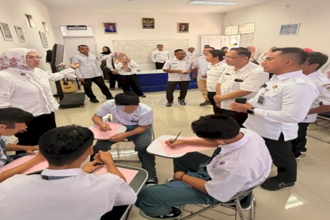 Anak Binaan LPKA Palu Dapat Dukungan Moril dan Pesan Motivasi dari Ketua TP PKK Kota