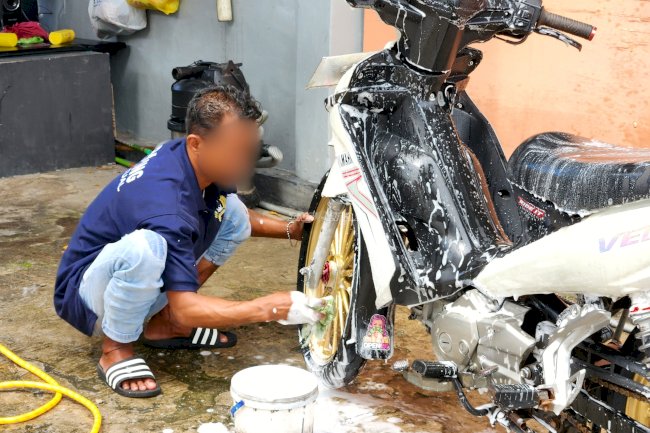 Pelayanan Prima Harga Merakyat, Cuci Steam SAE Lapas Tual Jadi Pilihan Utama Warga