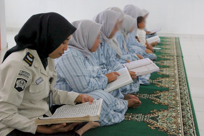 Lapas Perempuan Manokwari Gelar Pengajian Amalan Puasa bagi Warga Binaan