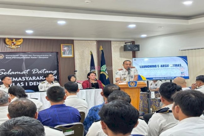 Bapas Denpasar Luncurkan e-Arsip Litmas, Perkuat Transformasi Digital Pemasyarakatan