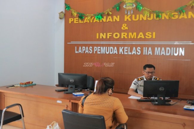 Layanan Kunjungan Warga Binaan di Lapas Pemuda Madiun Tetap Optimal di Bulan Ramadan