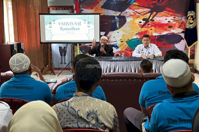Tausiah Ramadan, Bapas Ambon Perkuat Pembimbingan Spiritual Klien