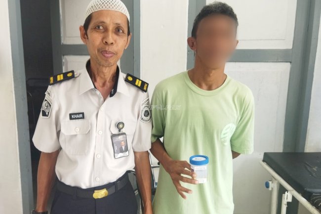 Komitmen Bersih Narkoba, Lapas Ambon Tes Urine Warga Binaan
