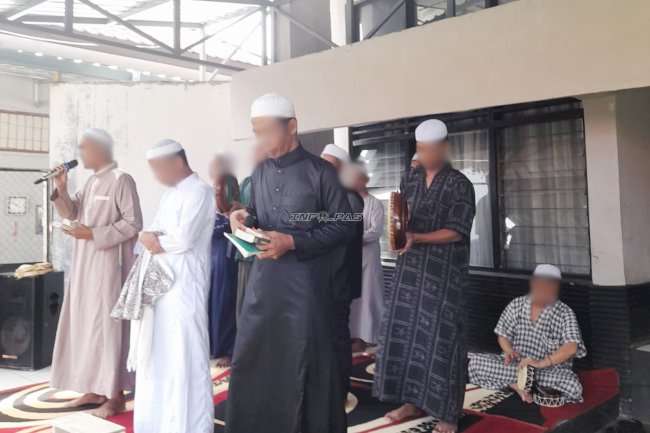 Ramadan di Rutan Pelaihari, Maulid Habsy Sambut Keluarga di Ruang Kunjungan