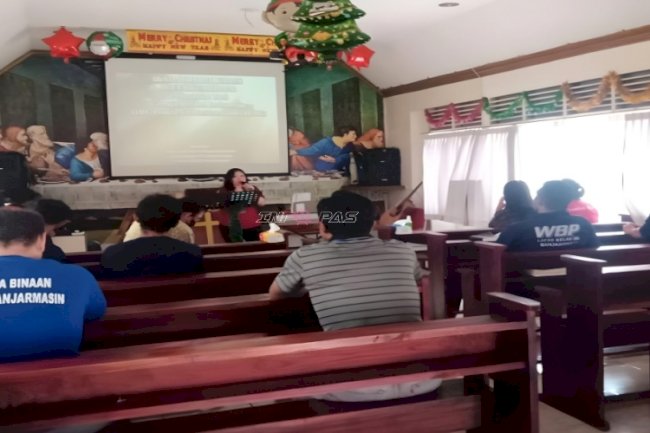 Warga Binaan Kristiani di Lapas Banjarmasin Dapat Pelayanan Rohani dari Gereja Bethel Indonesia House of Restoration