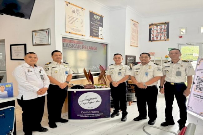 Tas Rajut BINARA Lapas Tanjungpandan Hadir di Sentra Pelayanan Publik Imigrasi