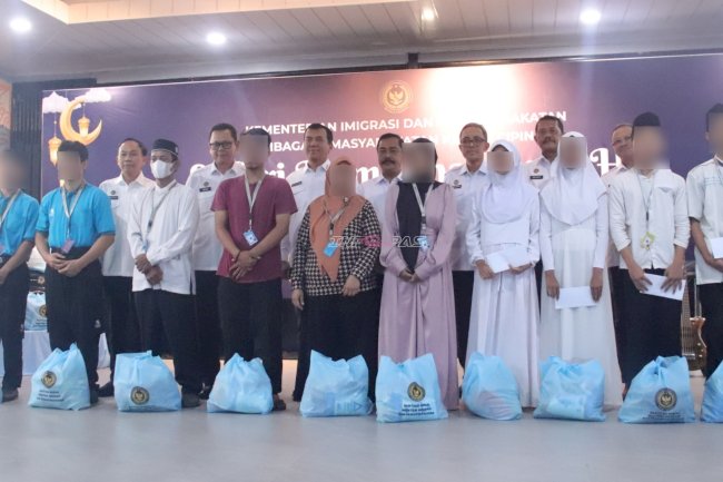 Gazebo Lapas Kelas I Cipinang Jadi Titik Temu Kepedulian Ramadan bersama Menimipas