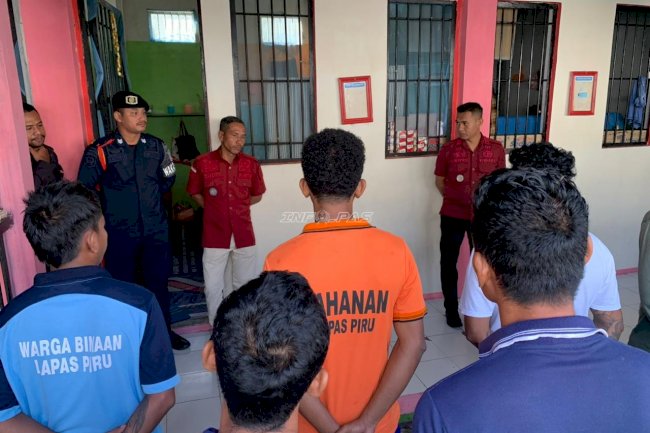 Geledah Blok Hunian, Lapas Piru Perkuat Stabilitas Kamtib Selama Ramadan