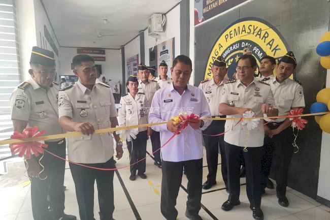 Satu Pintu Sejuta Kemudahan, Kakanwil Ditjenpas Sulteng Resmikan PTSP Lapas Ampana