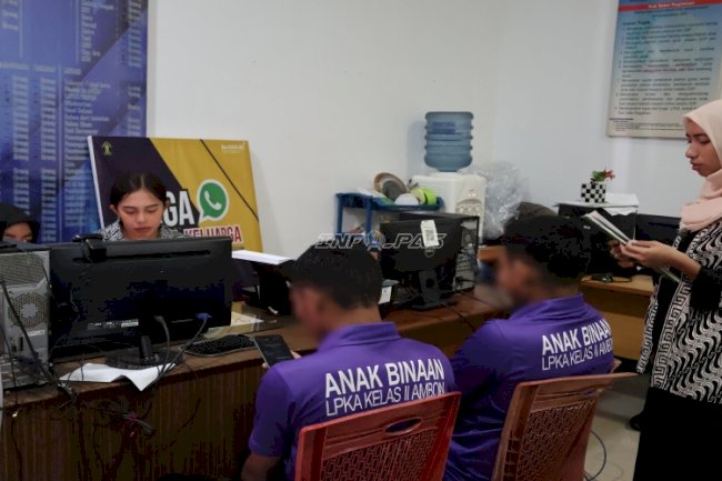 LPKA Ambon Jaga Silaturahmi Anak Binaan dengan Keluarga di Bulan Ramadan lewat Layanan Video Call Gratis