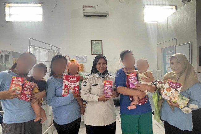 Lapas Perempuan Palembang Periksa Status Gizi dan Salurkan PMT bagi Kelompok Rentan