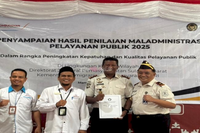 Rutan Majene Raih Kategori Kualitas Pelayanan Baik pada Penilaian ORI Perwakilan Sulbar Tahun 2025