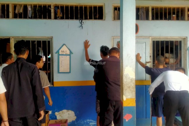 Jaga Keamanan Ramadan, Rutan Marabahan Intensifkan Razia Kamar Hunian