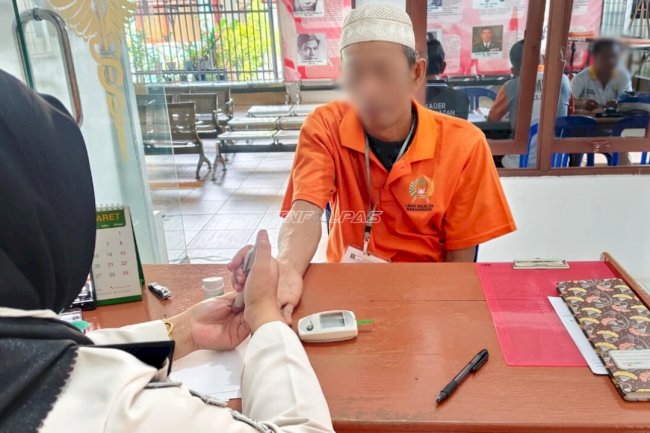 Pemeriksaan Rutin dan Edukasi PHBS Perkuat Layanan Kesehatan Lapas Banjarmasin