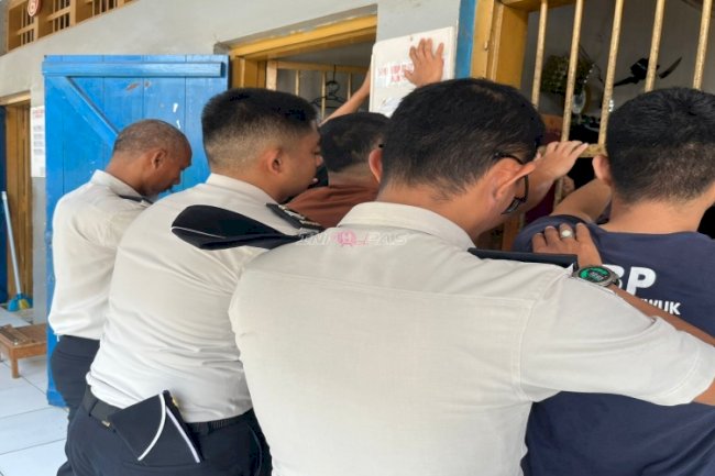 Razia Blok Hunian, Lapas Tolitoli, Perkuat Keamanan dan Ciptakan Lingkungan Kondusif